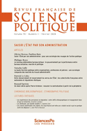 Revue française de science politique, v. 70, no 01, février 2020